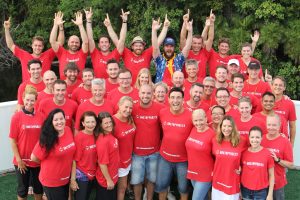 The Unstoppables during the recent trip to Brazil